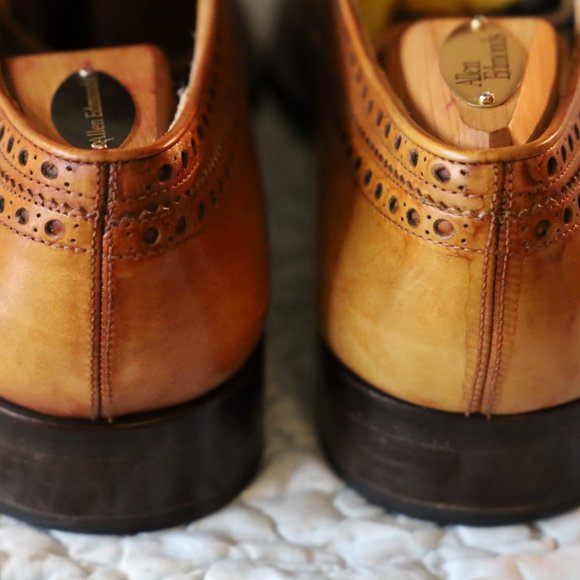 Magnanni 10-M Cognac Oxford Dress Shoes - Picture 3 of 10